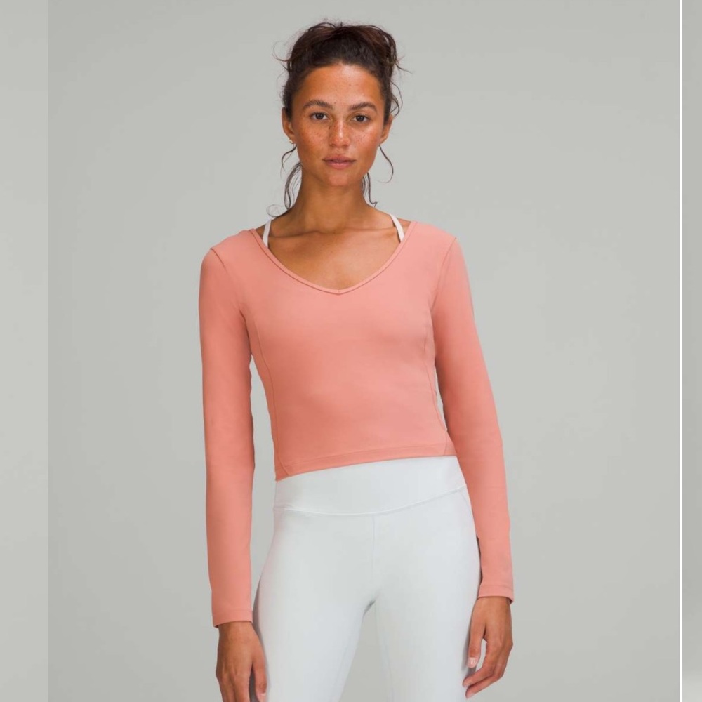 Lululemon Align Long Sleeve Shirt Pink Savannah